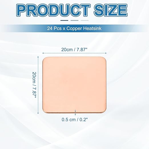 PATIKIL Copper Heatsink Pad Shims