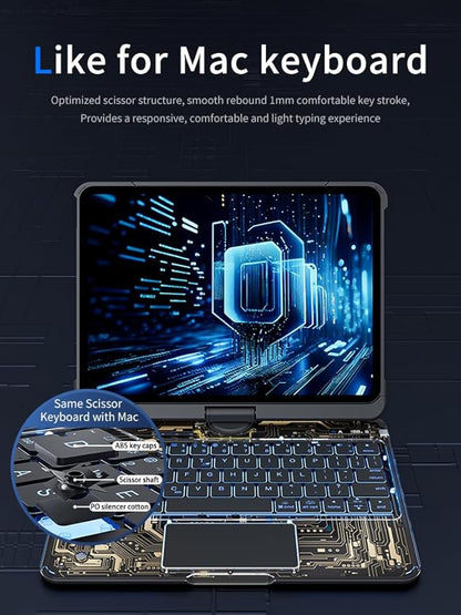 KARTICE Transparent 360 Keyboard Case