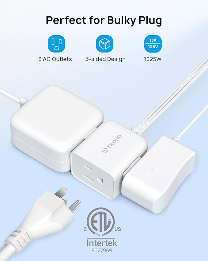 TROND Flat Extension Cord 10ft