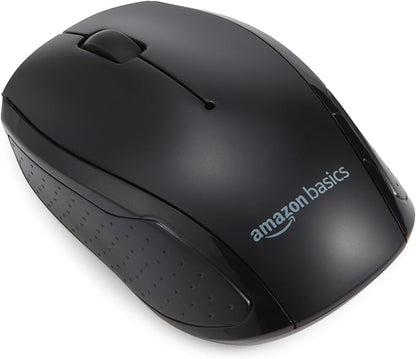 Amazon Basics 2.4GHz Wireless Keyboard and Mouse Combo, Quiet and Compact US