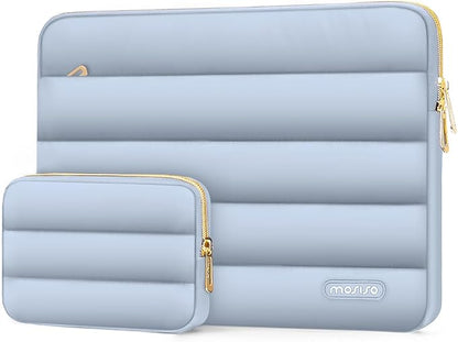 MOSISO 13.3 inch Laptop Case, 13-13.3 inch Puffy Laptop Sleeve Compatible