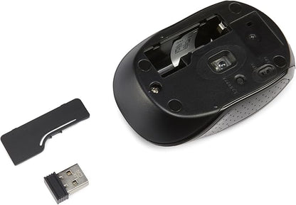 Amazon Basics 2.4GHz Wireless Keyboard and Mouse Combo, Quiet and Compact US