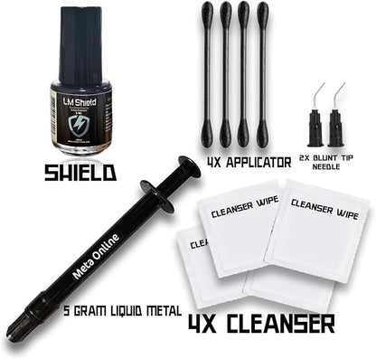Liquid Metal Thermal Paste 130WmK + Liquid Metal Shield Bundle