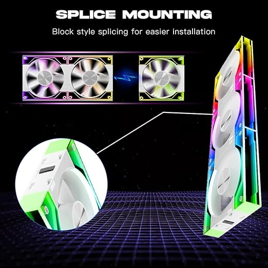 Jungle Leopard Interstellar V3 120mm PC Case Fan Infinity Mirror Module