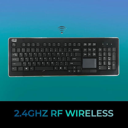 Adesso WKB-4400UB Wireless Desktop Touchpad Keyboard
