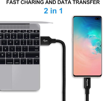 etguuds 6ft USB A to USB C Cable 3A Fast Charging,