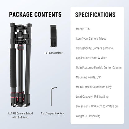 NEEWER Basics Camera Tripod Monopod