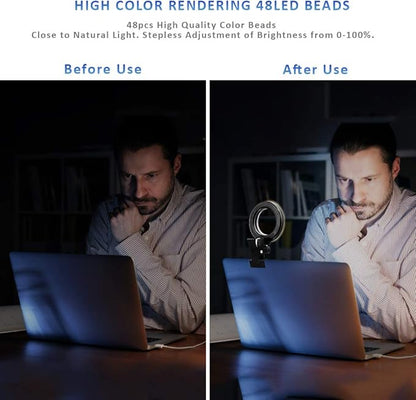Video Conference Lighting Kit, Ring Light