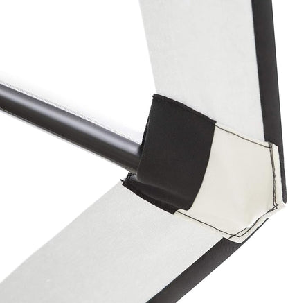 Sunnyglade 9' Patio Umbrella Outdoor Table Umbrella with 8 Sturdy Ribs (Black and White)