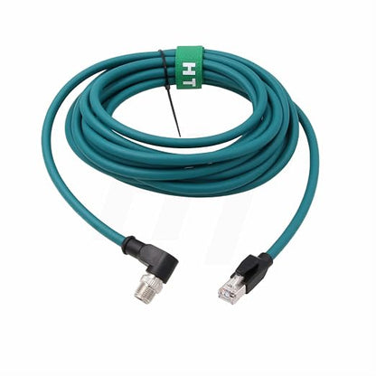 M12 GigE Ethernet 8 Pin X-Code RJ45 Cable CAT7e