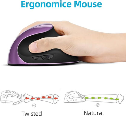 Ergonomic Mouse Wireless, Vertical Mouse Right Handed Small Mouse