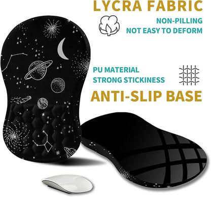 Hokafenle Ergonomic Mouse Pad Wrist Support, Wrist Rest Mousepad