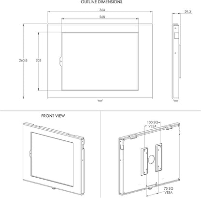 TABcare Locking Security Metal Case
