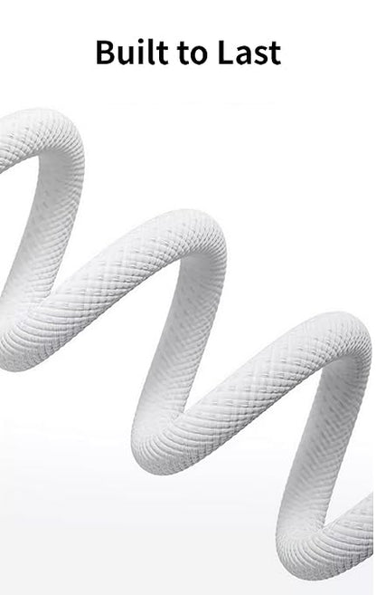 10ft Woven USB C Cable for Apple iPhone 16 Pro Max Car Charger USB-A to USB-C