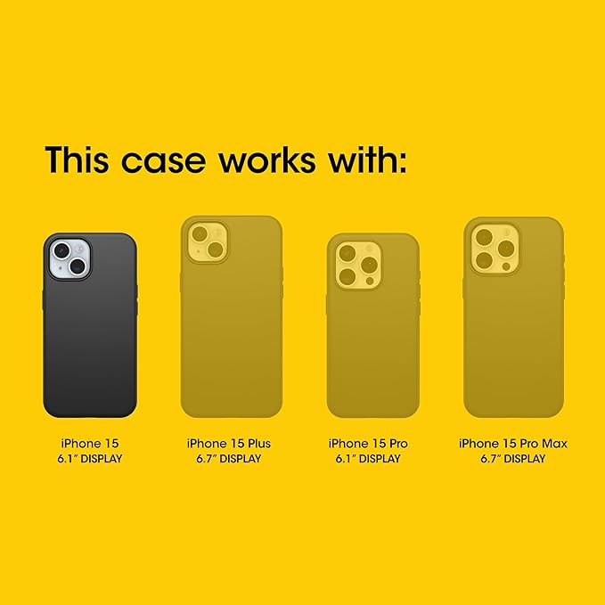OtterBox iPhone 15, iPhone 14, and iPhone 13 Symmetry Series Clear Case