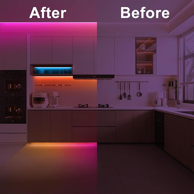 16.4ft Bluetooth RGB+IC COB Led Strip Light