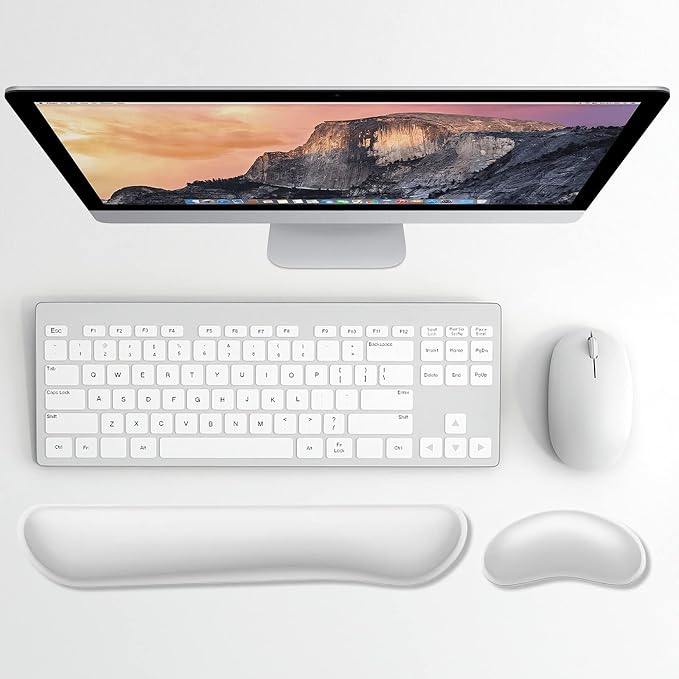 Dapesuom Enlarge Keyboard Wrist Rest, Memory Foam Wrist Cushion