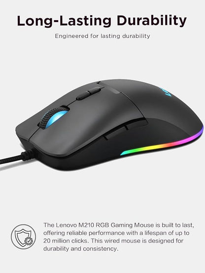 Lenovo M210 RGB Wired Gaming Mouse