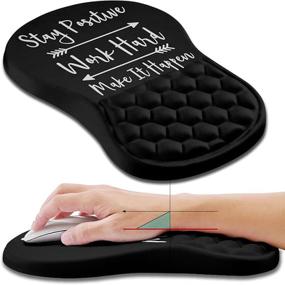 Hokafenle Ergonomic Mouse Pad Wrist Support, Wrist Rest Mousepad
