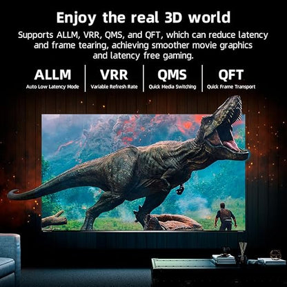 8K HDMI Fiber Optic Cable 15ft, 4K120 8K@60Hz HDMI 2.1 Cable, 48Gbps Ultra High