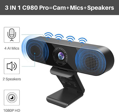 EMEET 3 in 1 Webcam