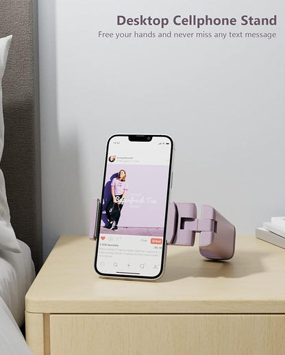 MiiKARE Airplane Travel Essentials Phone Holder, Universal Handsfree Phone Mount