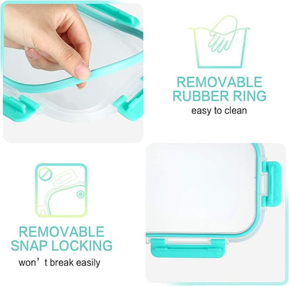 30 Pieces Glass Food Storage Containers
