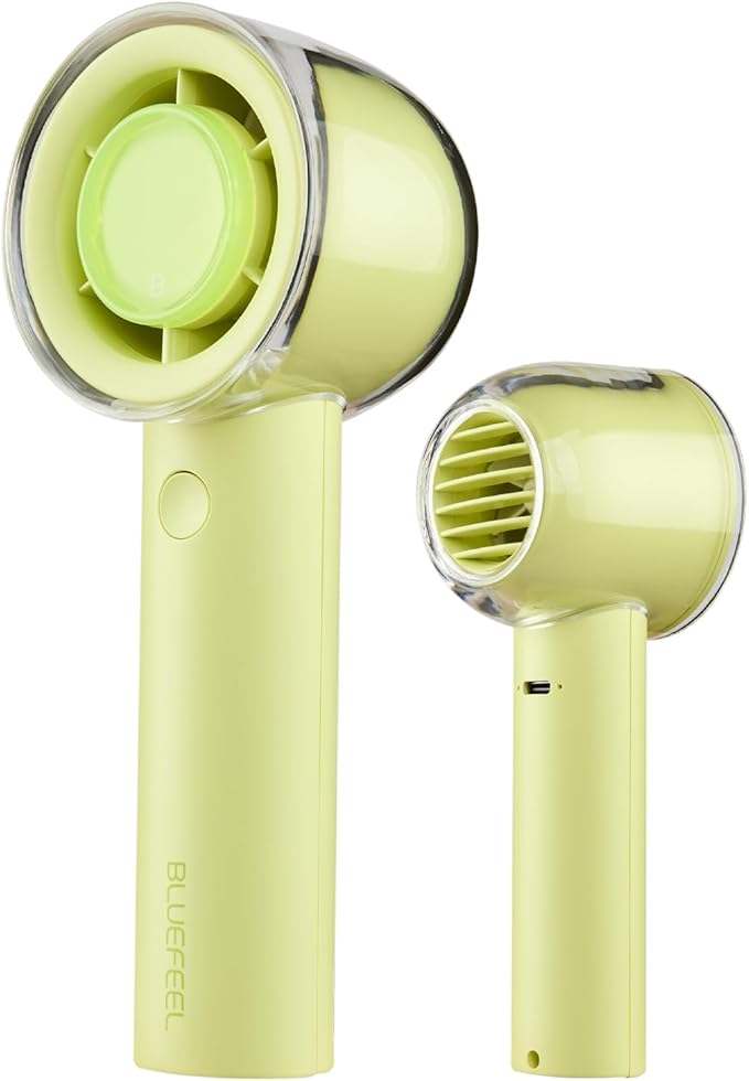 Bluefeel Portable Handheld Turbo Fan, 5-Speed Mini Personal Fan