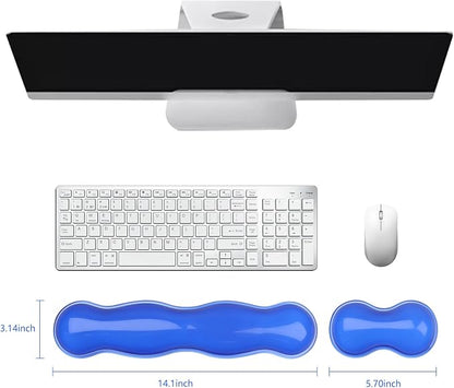 Gel Keyboard and Mouse Wrist Rest, Cute Wrist Support and Arm Support Keyboard