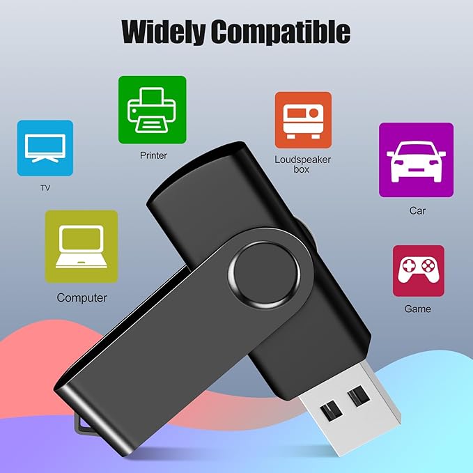 EASTBULL 8GB USB Flash Drive Bulk Thumb Drives 50 Pack