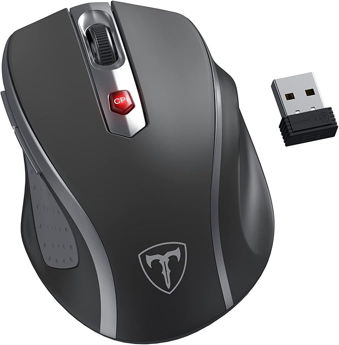 Wireless Mouse, D-09 Computer Mouse USB Cordless Mice