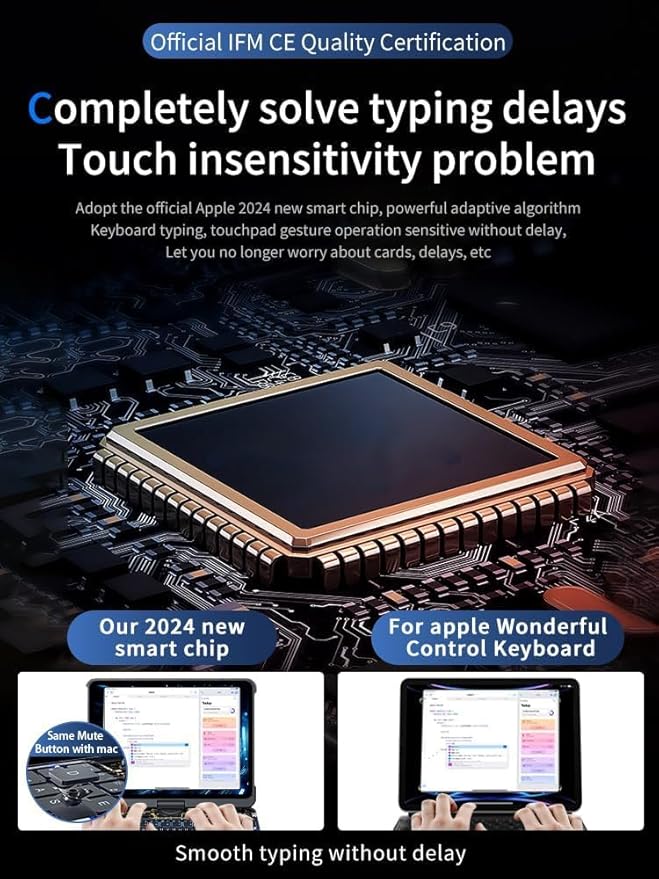 KARTICE Transparent 360 for iPad Keyboard case