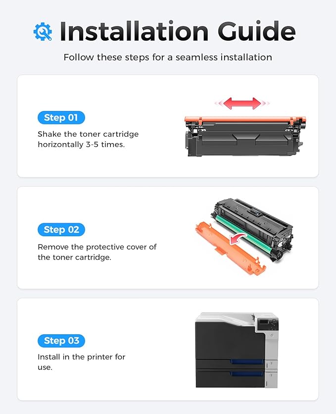650A Toner Cartridge Set 4-Pack High Yield