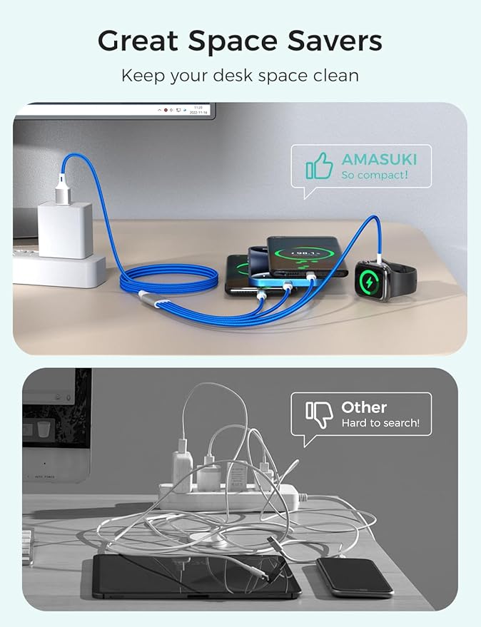 Travel Essentials Multi Charging Cable