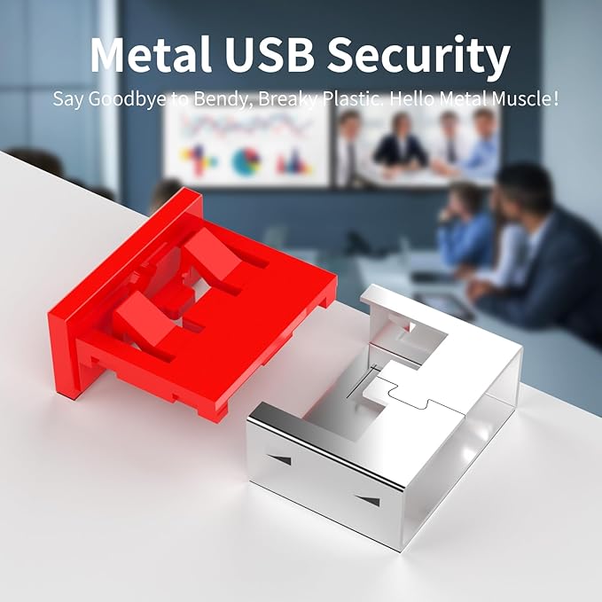 12PCS USB Metal Port Lock Blocker