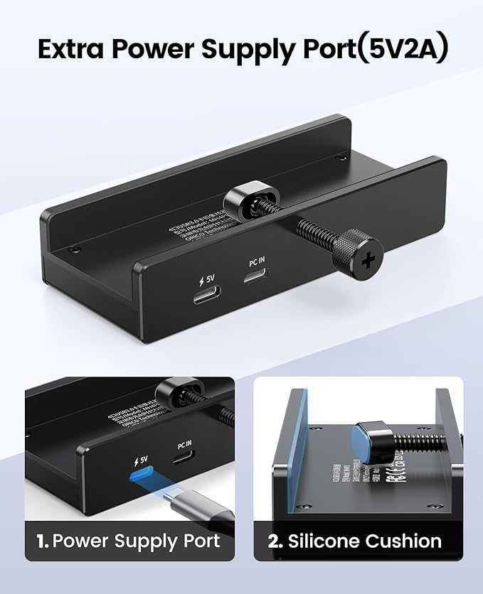 ORICO USB Hub 3.0, Clamp USB Hub