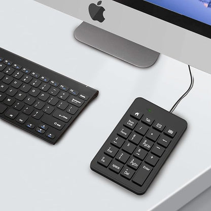 Wired Number Pad, USB Numpad 23 Key Numeric Keypad Financial Accounting