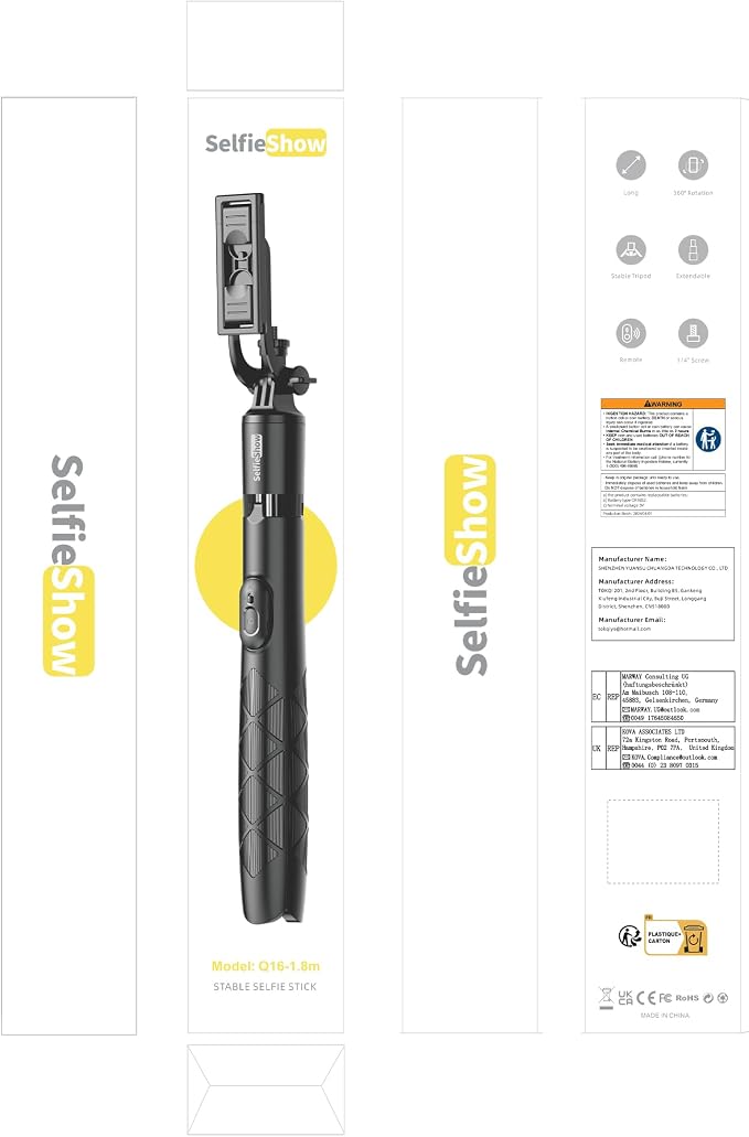 Aluminum 71" Phone Tripod with Remote, Extendable & Compatible with iPhone