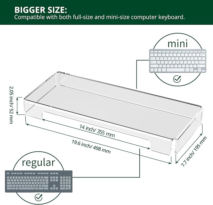 Acrylic Computer Keyboard Cover, Mechanical Keyboard Dust Cover PC Keyboard Cat