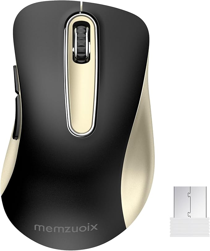 memzuoix 2.4G Wireless Mouse, 1400 DPI Computer Mice