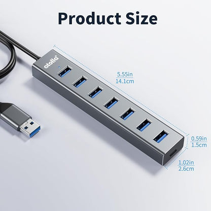 atolla Aluminum 7-Port USB 3.0 Hub