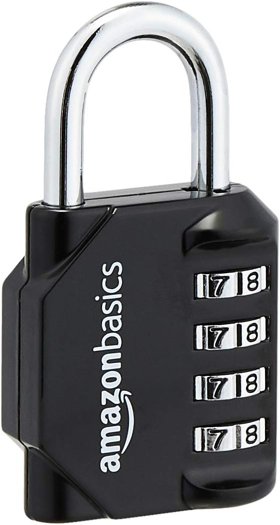 Amazon Basics 4-Digit Combination Lock