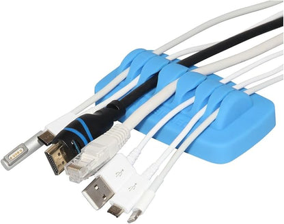 Heaviest Cable Organizer on The Market! Compact and Weighted Desktop Cord
