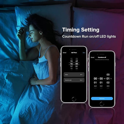 BTF-LIGHTING C04W RGBW PWM SMD FCOB 5PIN LED Strip 2.4GHz Tuya WiFi Group