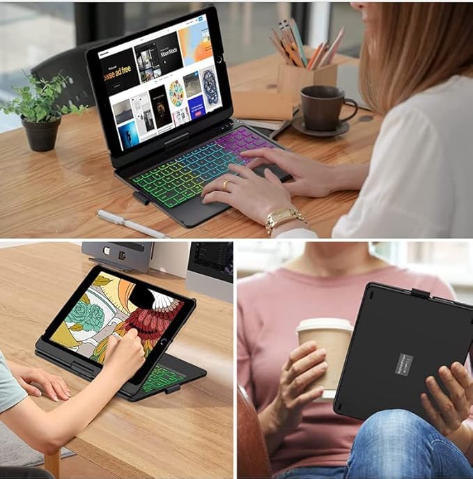 Touchpad Keyboard Case for iPad 11th Gen 2025/iPad 10th Generation 2022