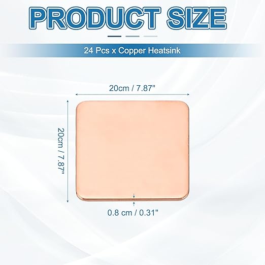 PATIKIL Copper Heatsink Pad Shims