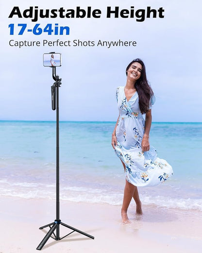 UBeesize 64'' Extendable Phone Tripod & Selfie Stick