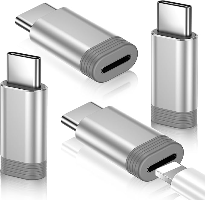 Temdan 4 Pack Lightning to USB C Adapter