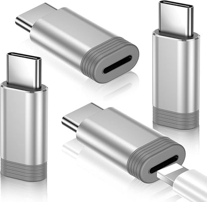Temdan 4 Pack Lightning to USB C Adapter