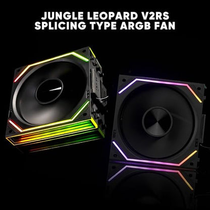 Jungle Leopard Interstellar V2 RS 120mm PC Reverse Blade Case Fan Infinity